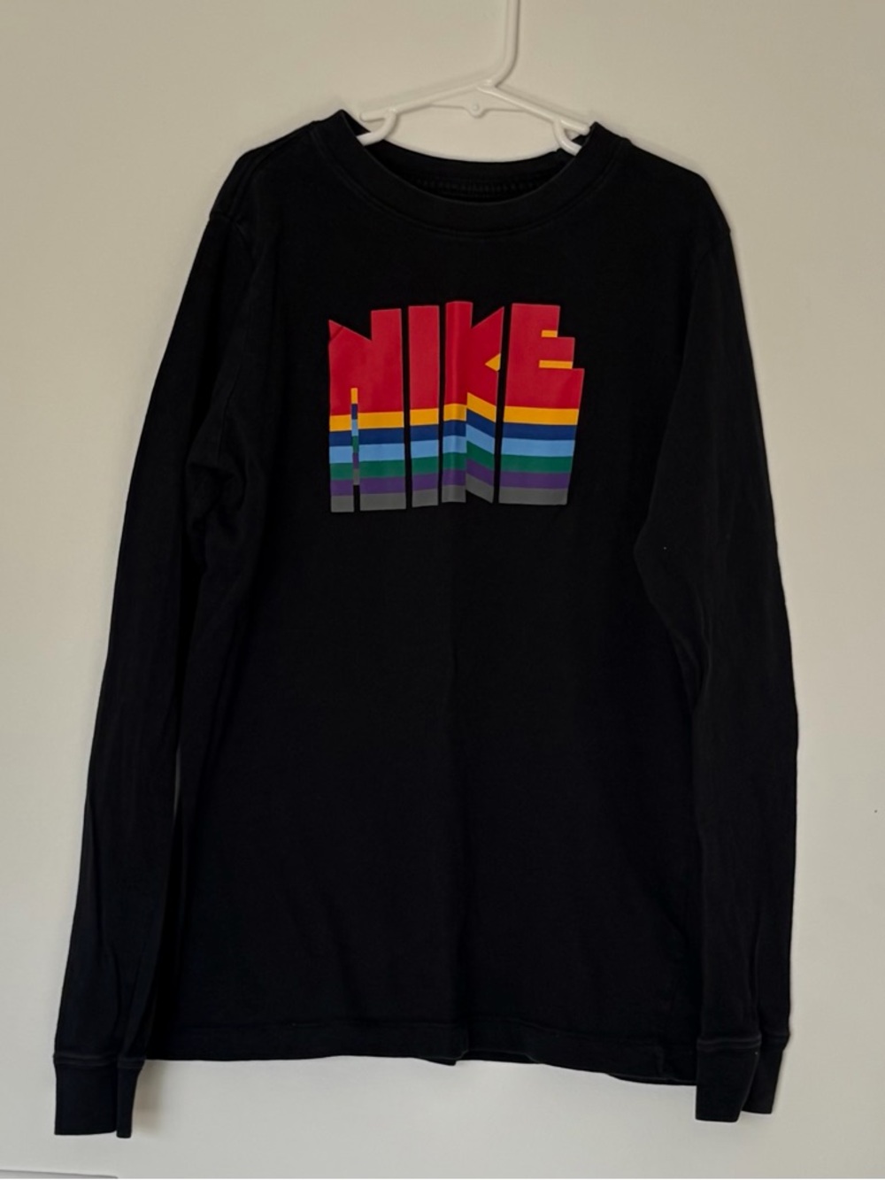Nike Black Tee with Logo Print